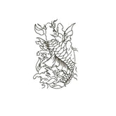 Waterproof Temporary Dragon Sticker Tattoo